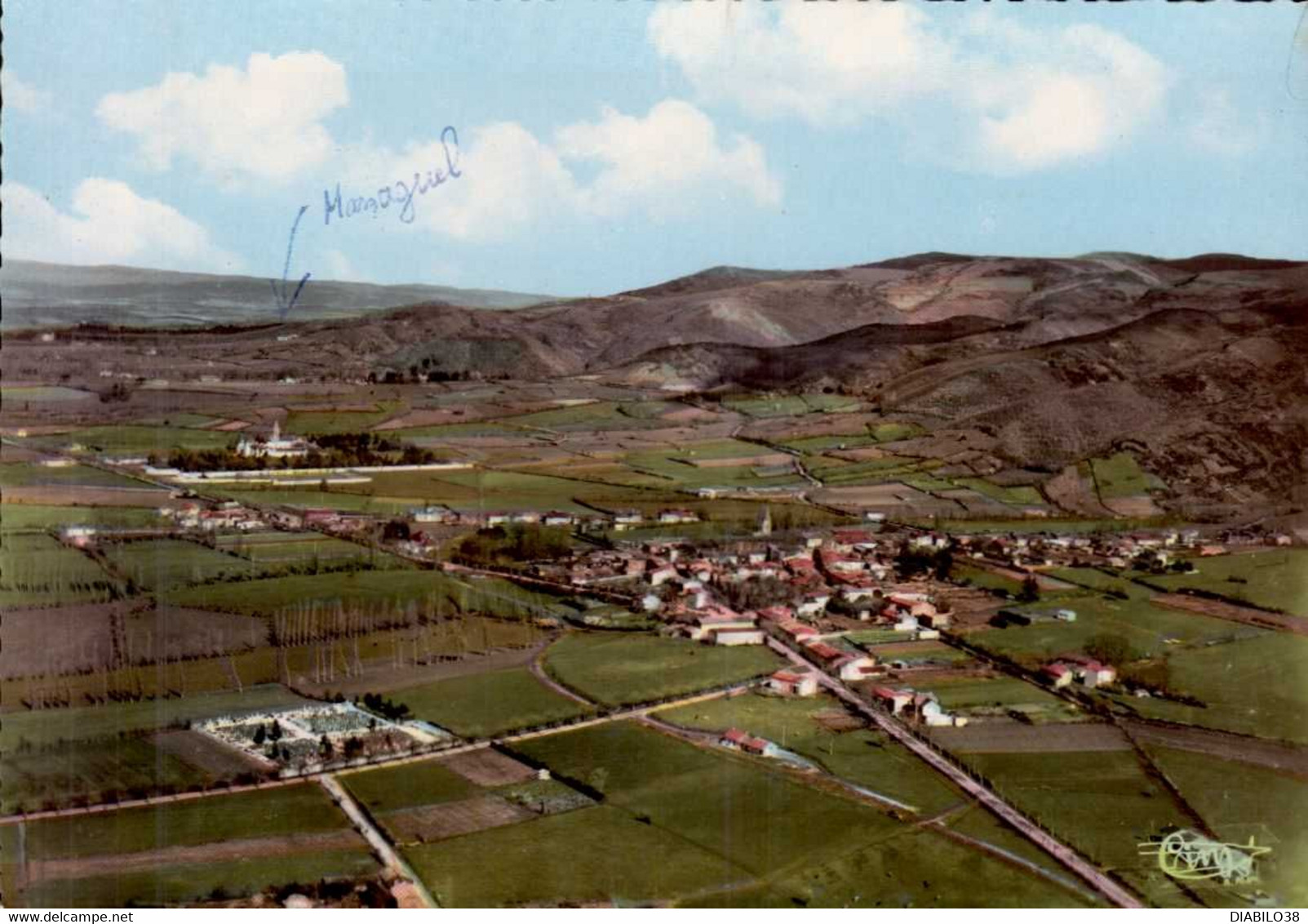 DOURGNE     ( TARN )    VUE PANORAMIQUE ETR ABBAYE SAINTE-SCHOLASTIQUE - Dourgne