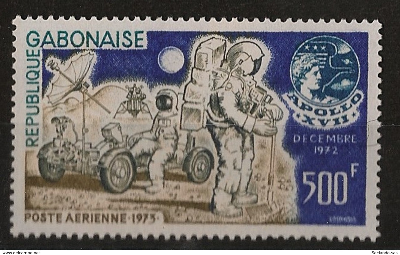 Gabon - 1973 - Poste Aérienne PA N°Yv. 144 - Apollo XVII - Neuf Luxe ** / MNH / Postfrisch - Gabon