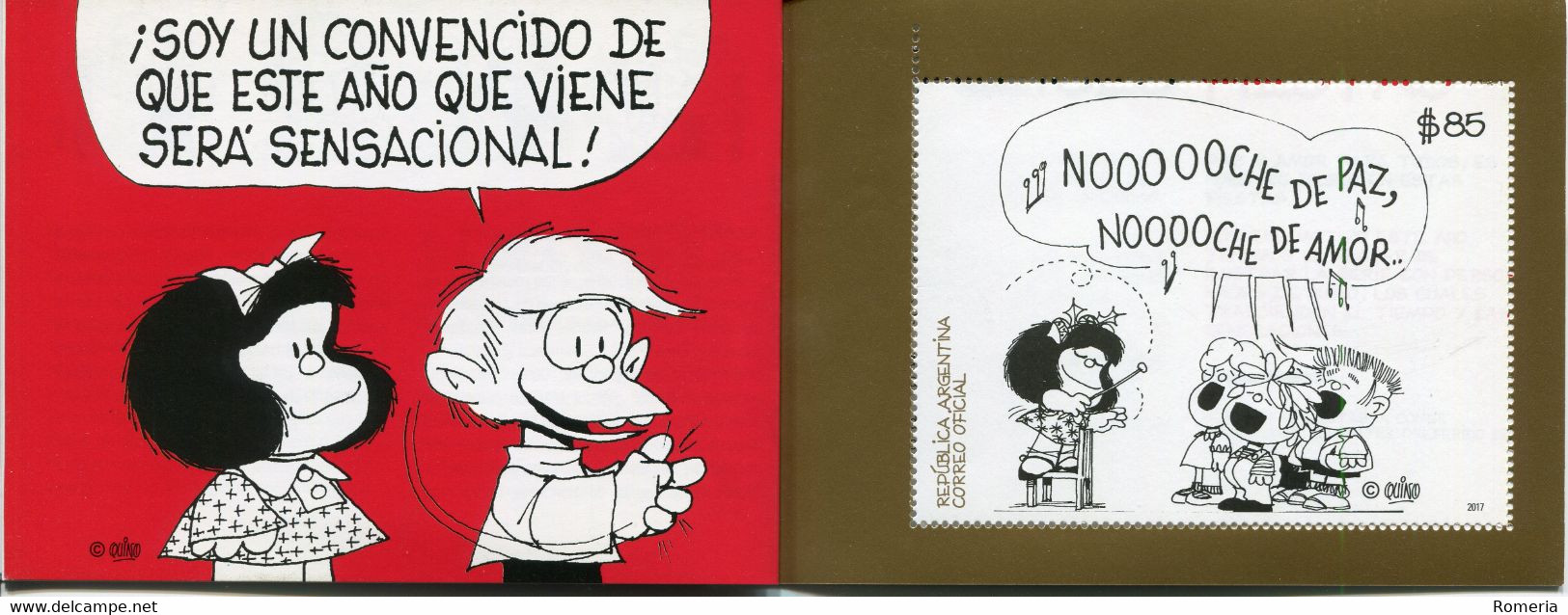 Argentine - 2017 - YT Carnet C 157 - Noël - Carnet Prestige - Mafalda