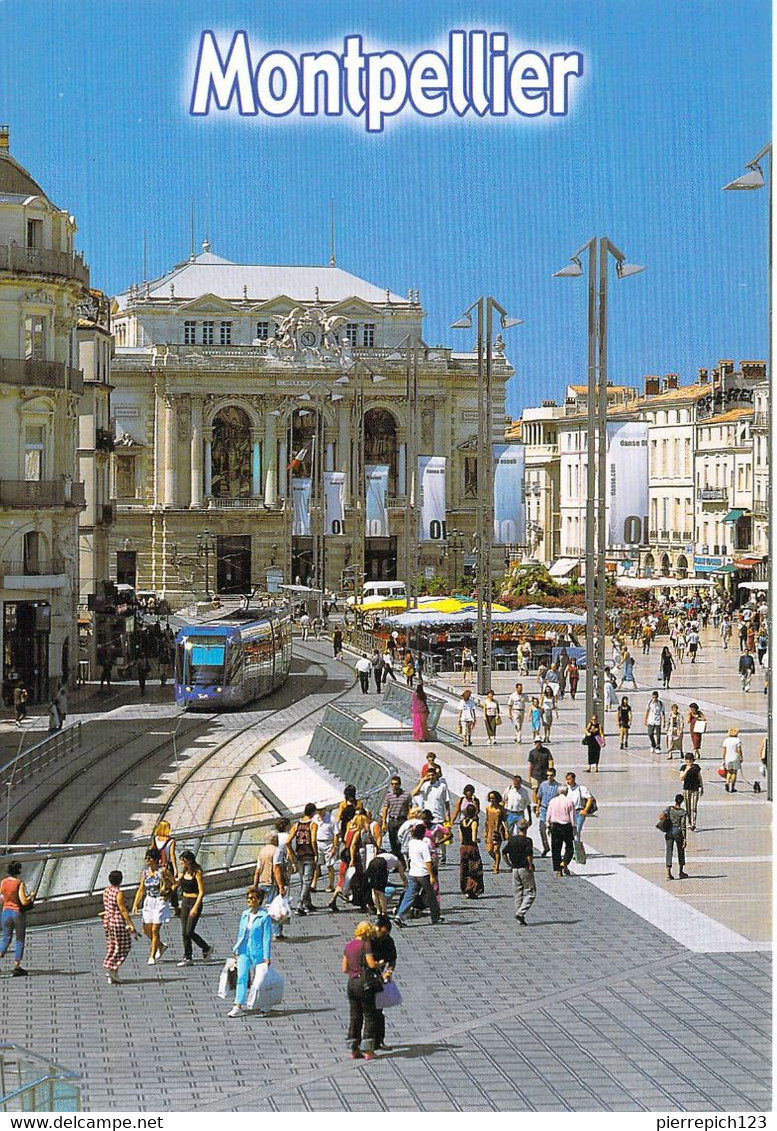 34 - Montpellier - Place De La Comédie - Montpellier