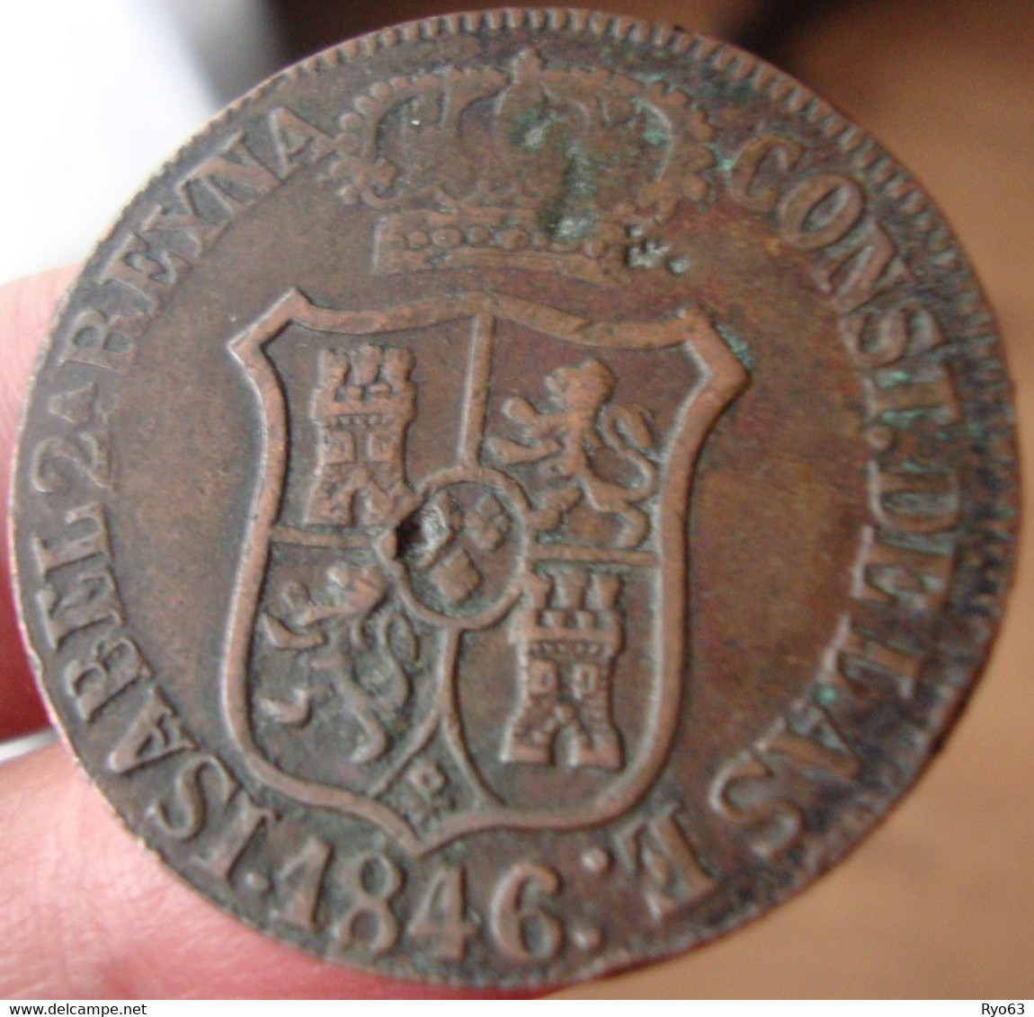 6 Cuartos 1846 Principauté De Catalogne - Münzen Der Provinzen