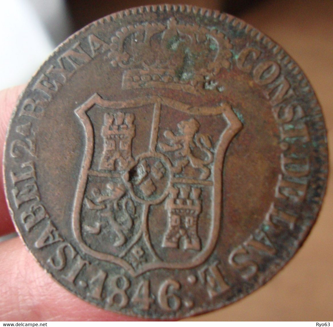6 Cuartos 1846 Principauté De Catalogne - Münzen Der Provinzen
