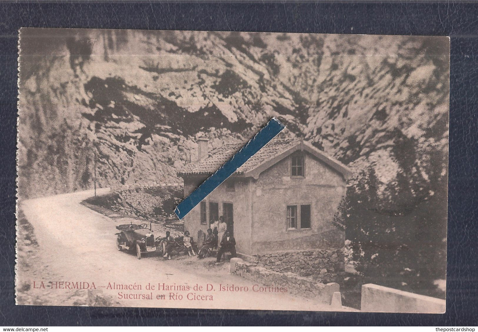 SPAIN LA HERMIDA ALMACEN DE HARINAS DE D ISIDORO CORTINES SUCURSAL EN RIO CICERA FLOUR SHOP UNUSED - Cantabria (Santander)