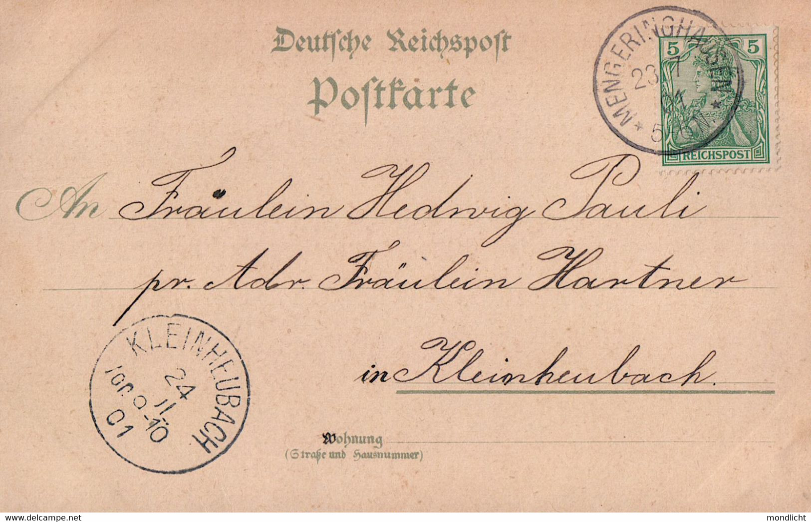 Gruss Aus Mengeringhausen, 1901. (Kirche, Rathaus, Warte). - Bad Arolsen