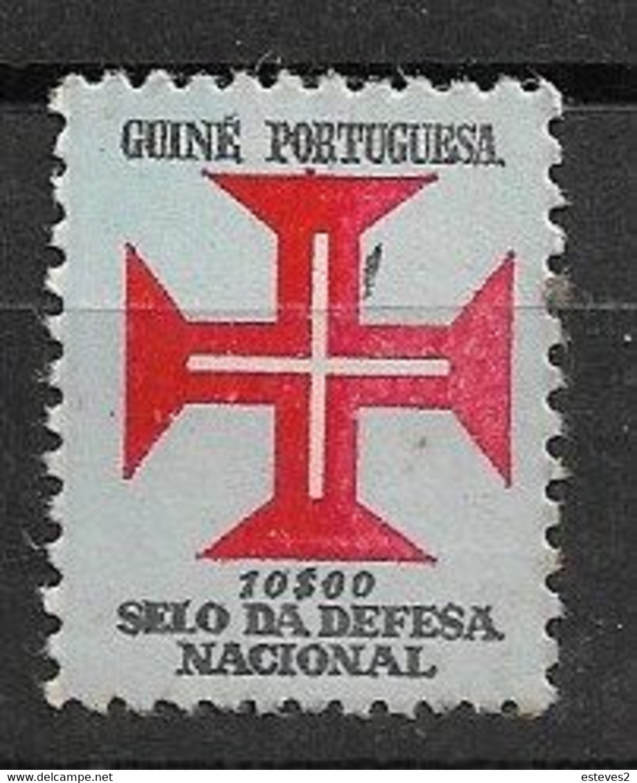 Portugal , Guiné Portuguesa , Defesa Nacional , 10$00 , Revenue Stamp - Unused Stamps