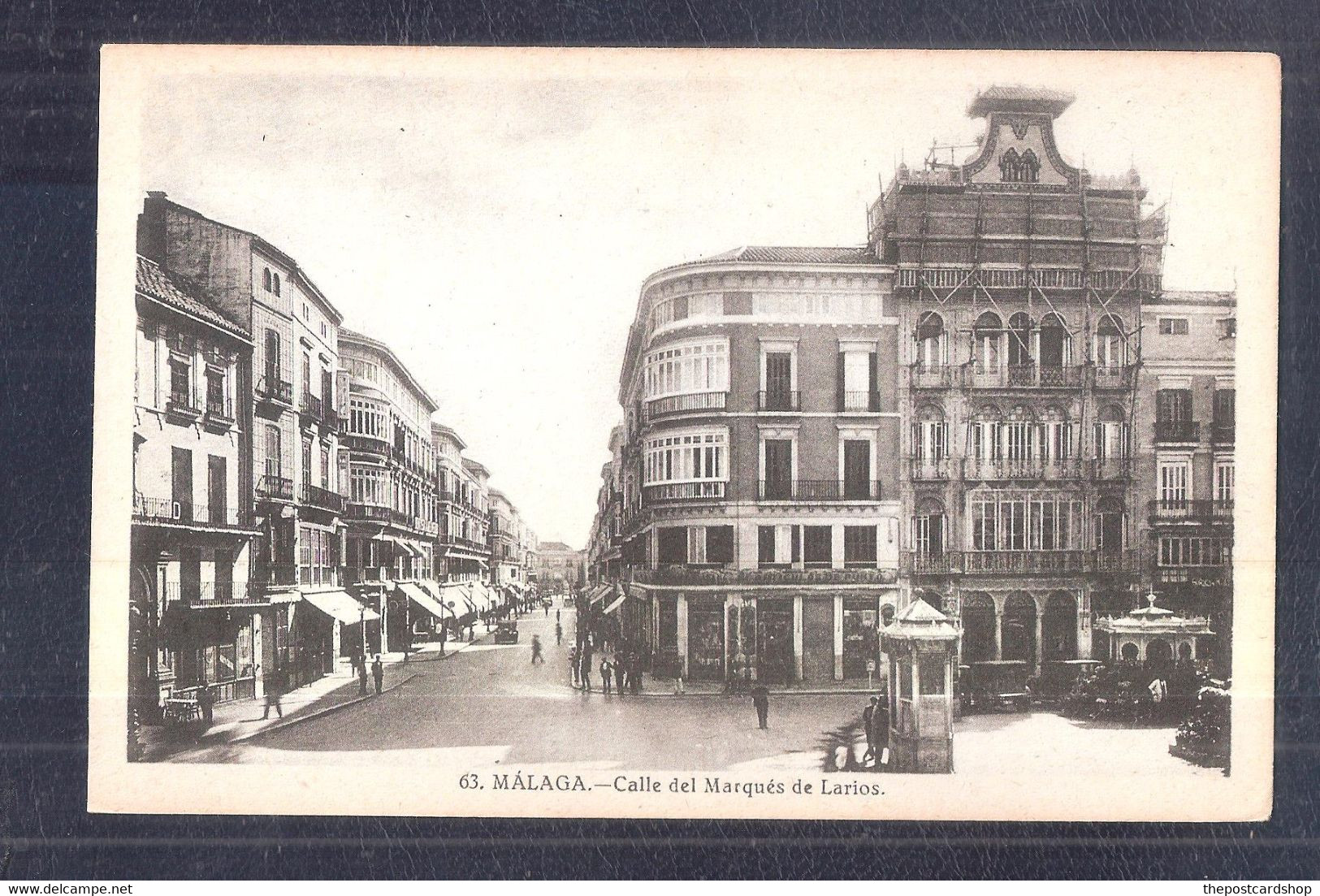 Malaga - Calle Del Marques De Larios - ( Grafos - Madrid ) UNUSED - Málaga