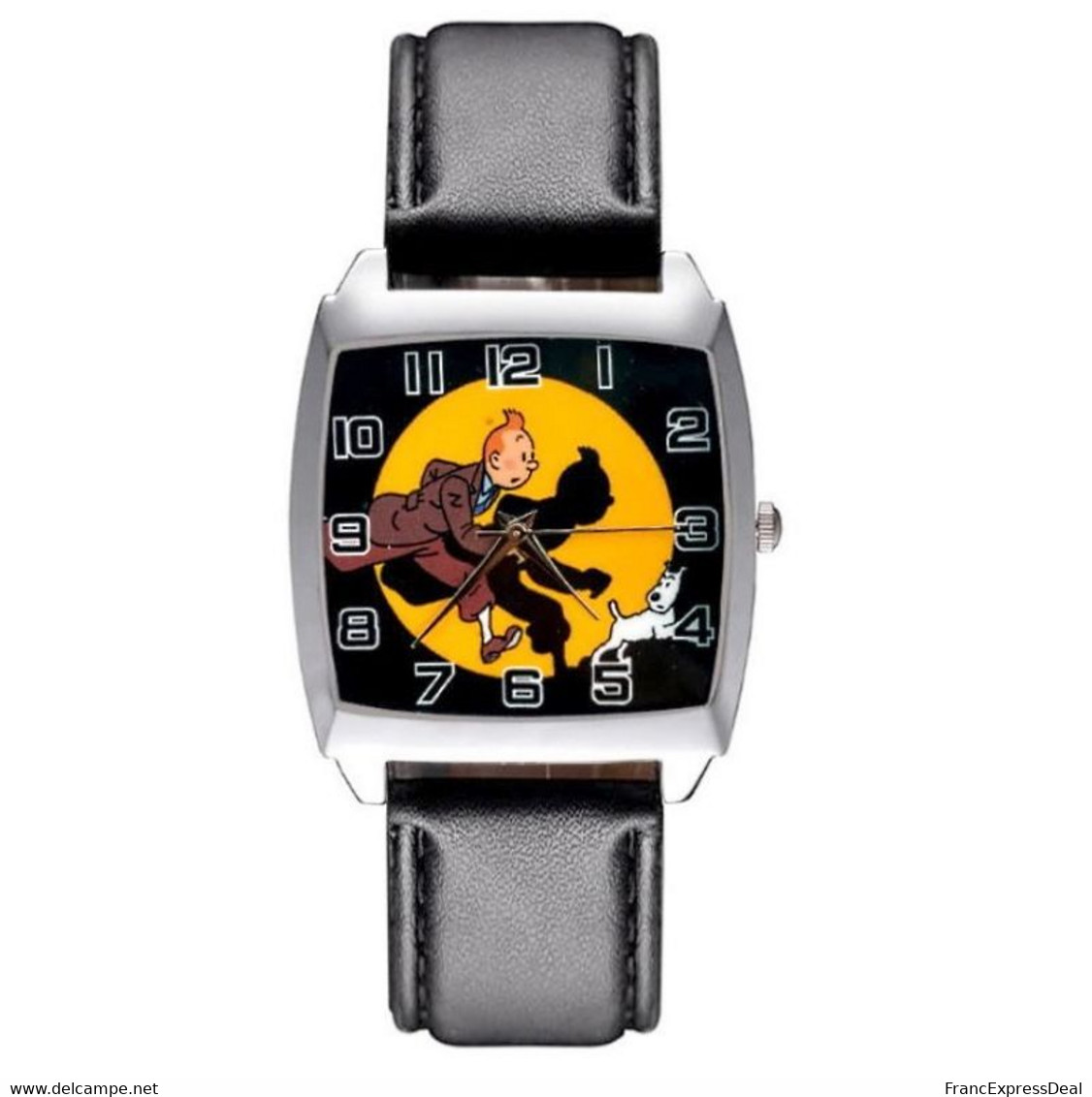 Montre à Quartz NEUVE Bracelet Cuir ! ( Watch ) - Tintin - Relojes Modernos