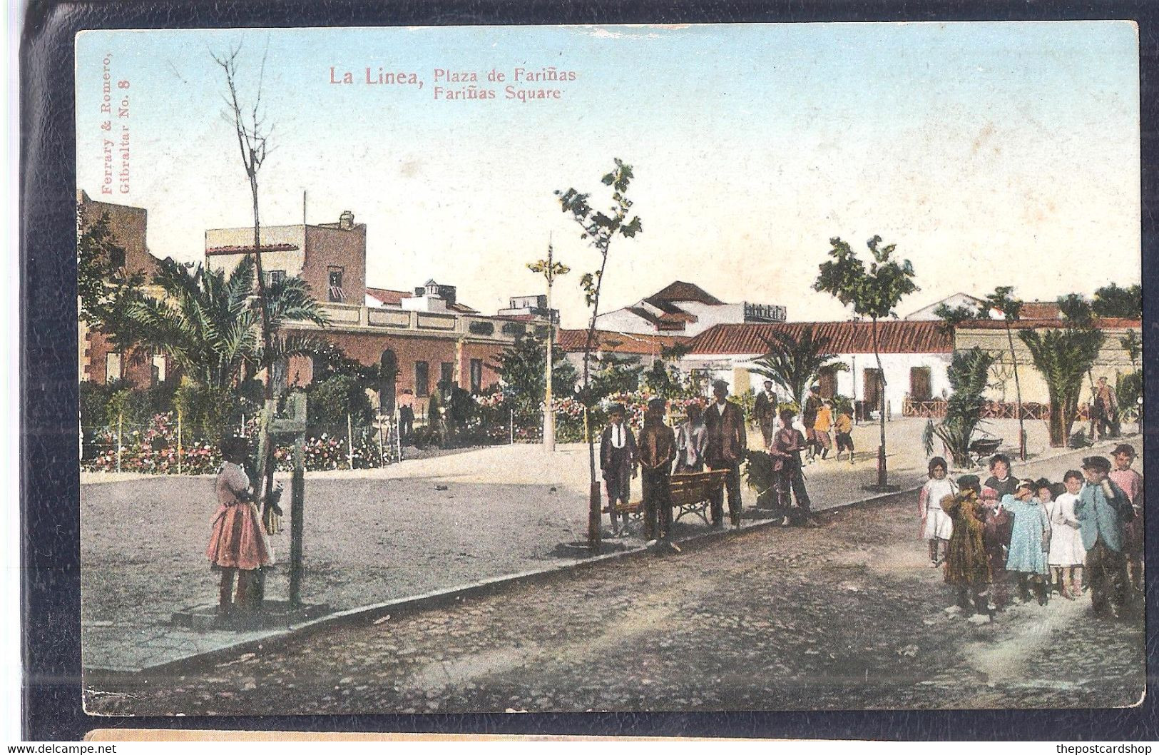 SPAIN La Linea, Plaza De Fariñas Fariñas Square, Ferrary & Romero, No.8 UNUSED - Cádiz