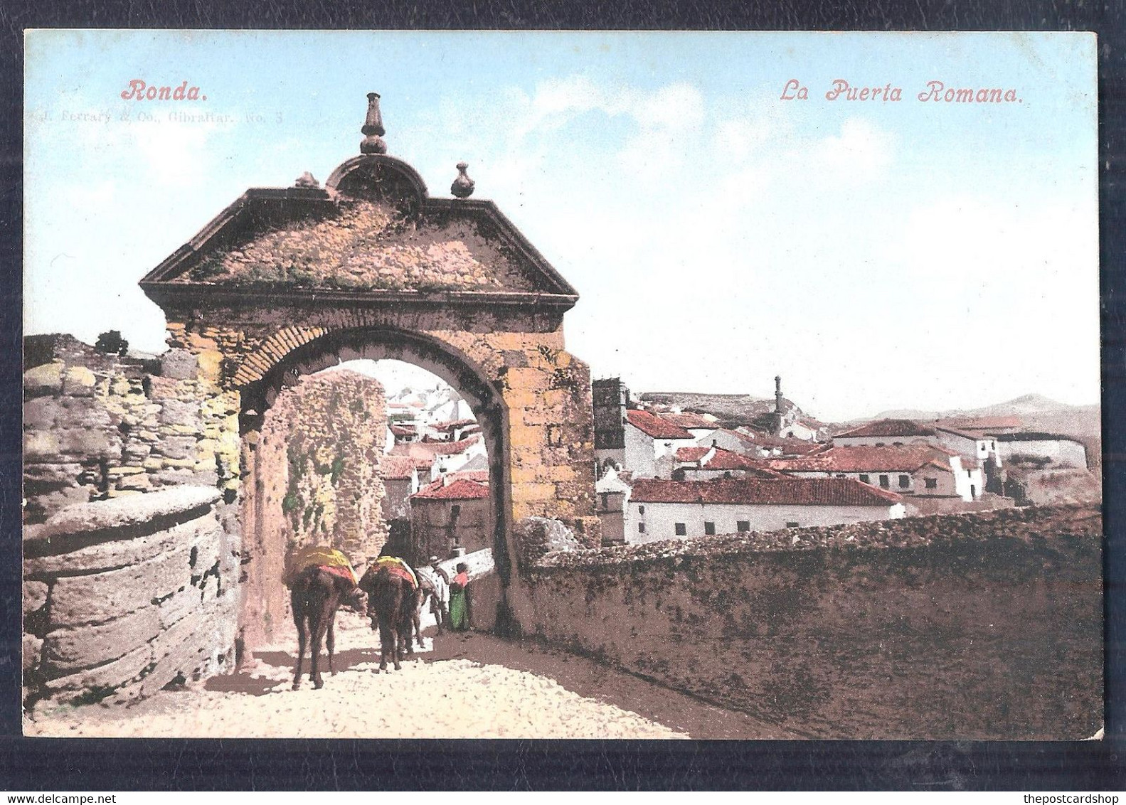 Spain Ronda La Puerta Romana Unused - Málaga