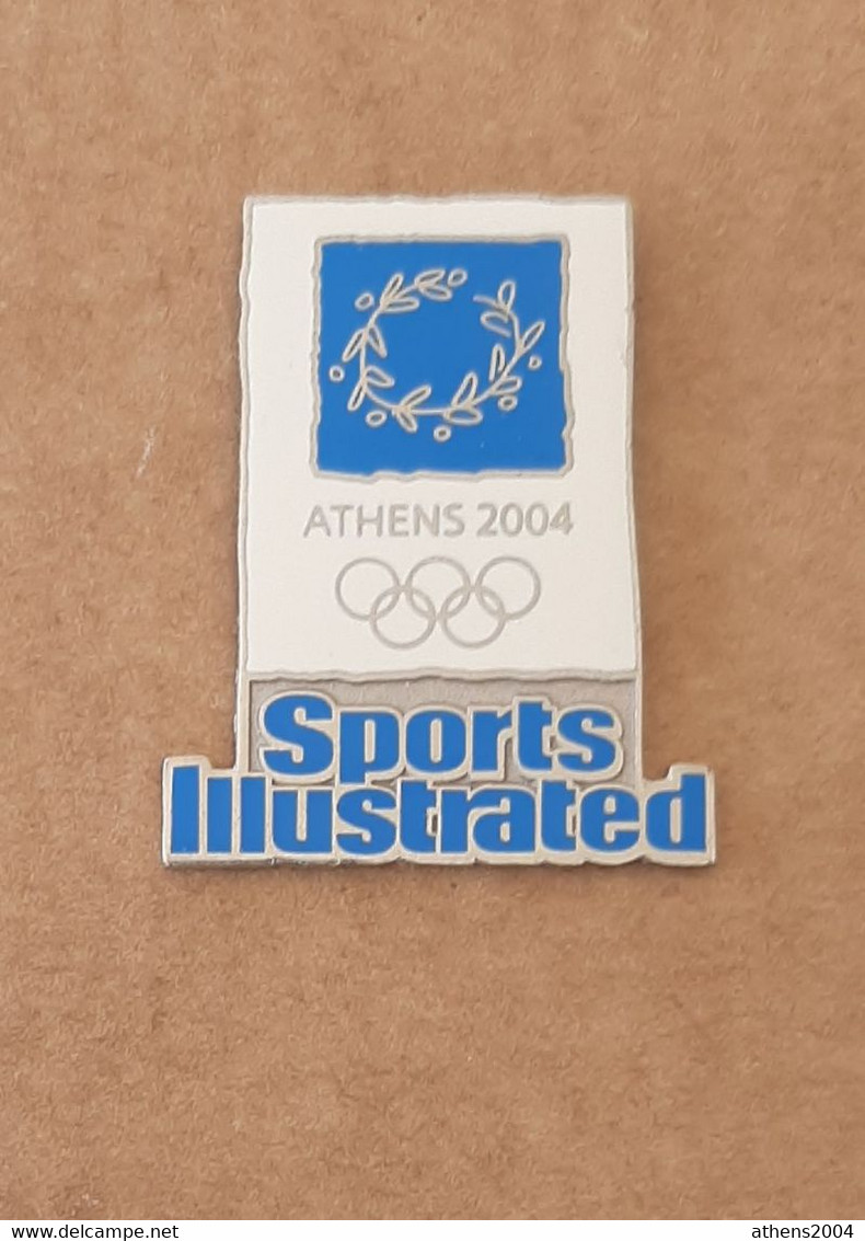 2004 Athens Olympic Games, Sports Illustrated Sponsor Pin - Jeux Olympiques