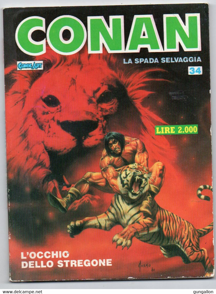 Conan La Spada Selvaggia (Comik Art 1989) N. 34 - Super Heroes
