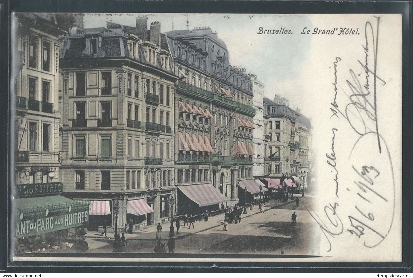 CPA BELGIQUE - Bruxelles, Le Grand' Hôtel - Cafés, Hôtels, Restaurants