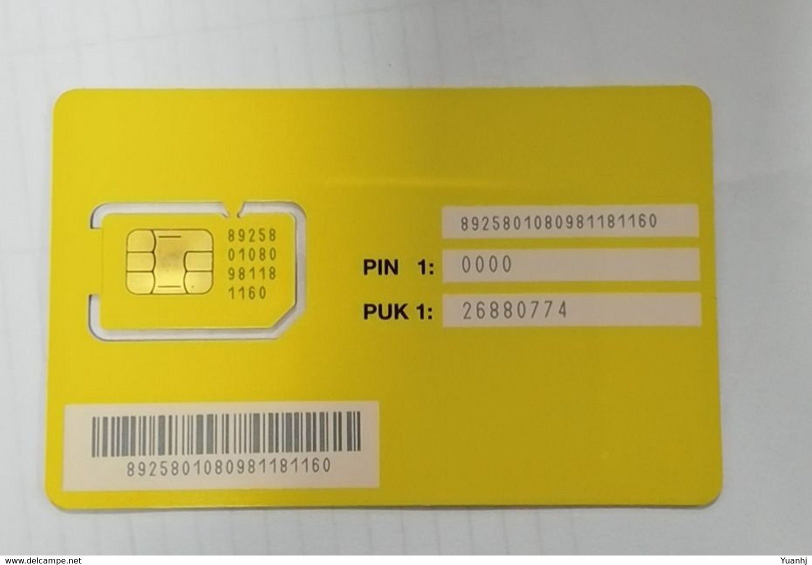 Mozambique GSM SIM Card,mint - Mozambico