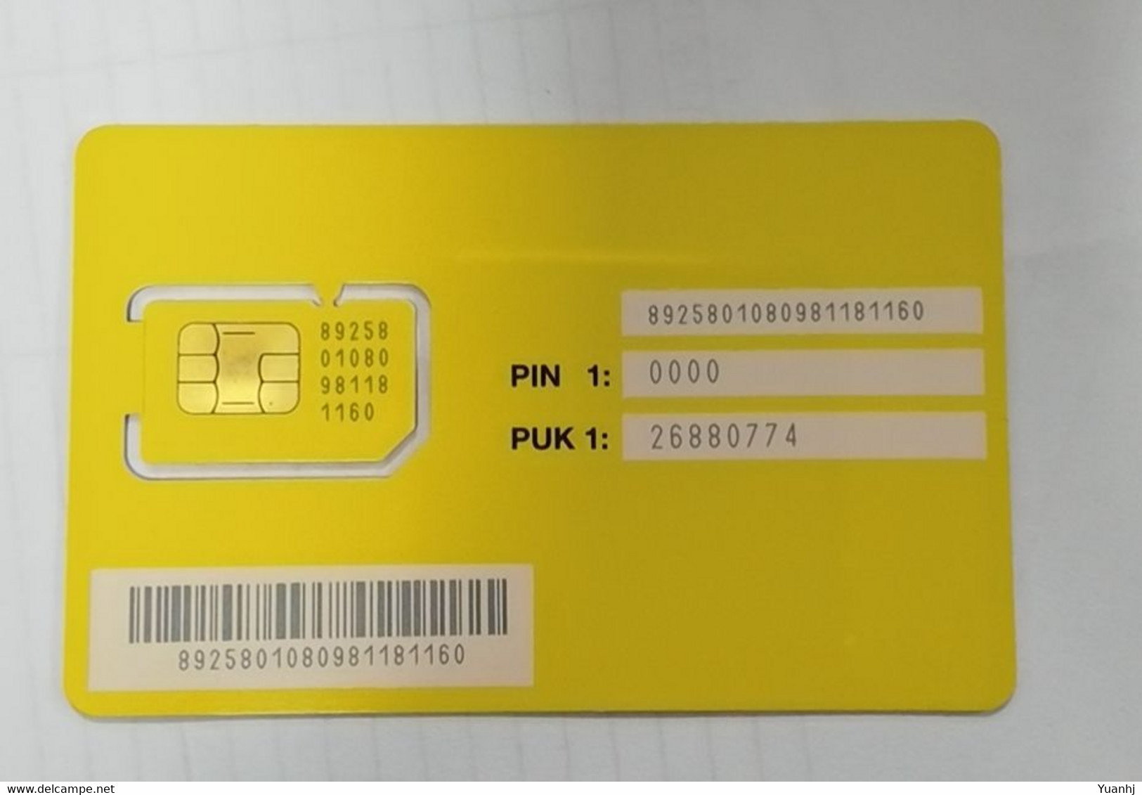 Mozambique GSM SIM Card,mint - Mozambique