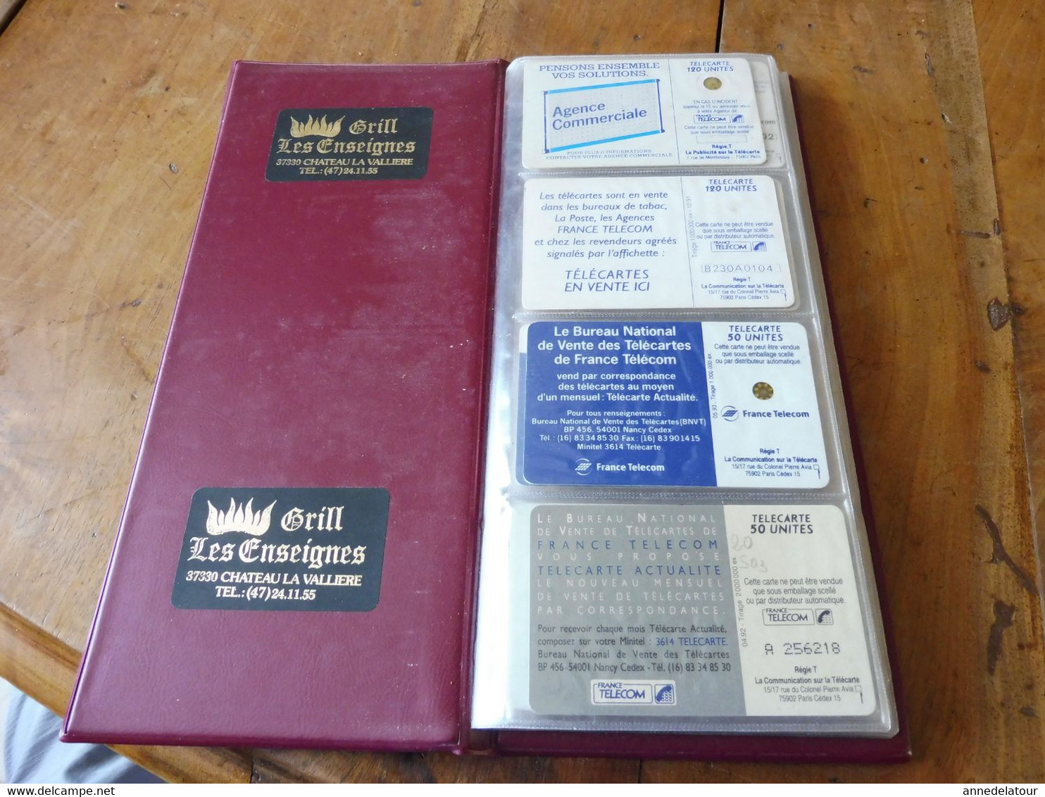 Lot De 48 TELECARTES (Cartes Téléphoniques) Diverses Dans Son Classeur A Pochettes - Variëteiten