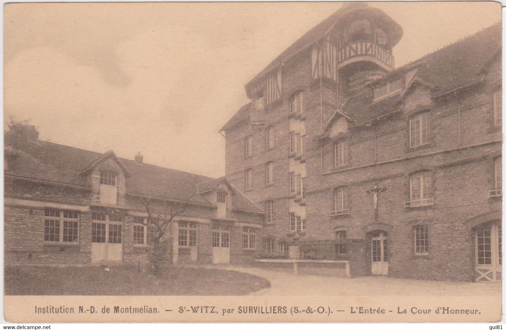 SAINT-WITZ - Institution Notre Dame De Montmélian - La Cour D'Honneur - Saint-Witz