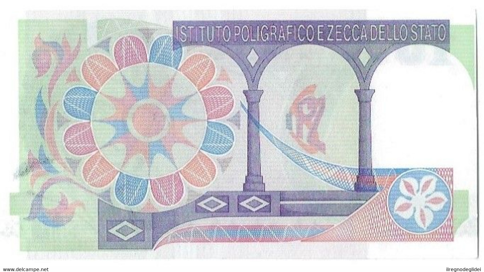 ITALIA REPUBBLICA - UGO FOSCOLO - IPZS Specimen Campione Prova Di Stampa Da 10 Unità, ORIGINALE - "LIRA PESANTE" - Altri & Non Classificati