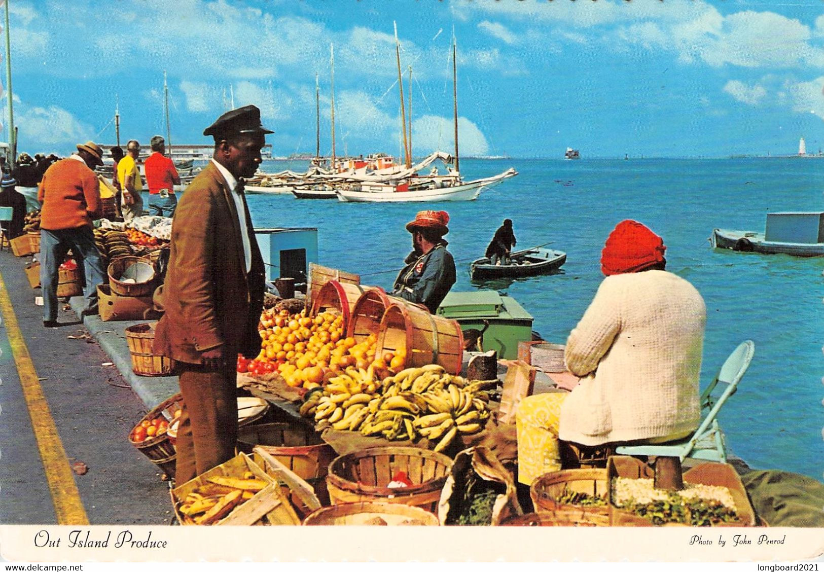 BAHAMAS - OUT ISLAND PRODUCE NASSAU 1973 / P35 - Bahama's