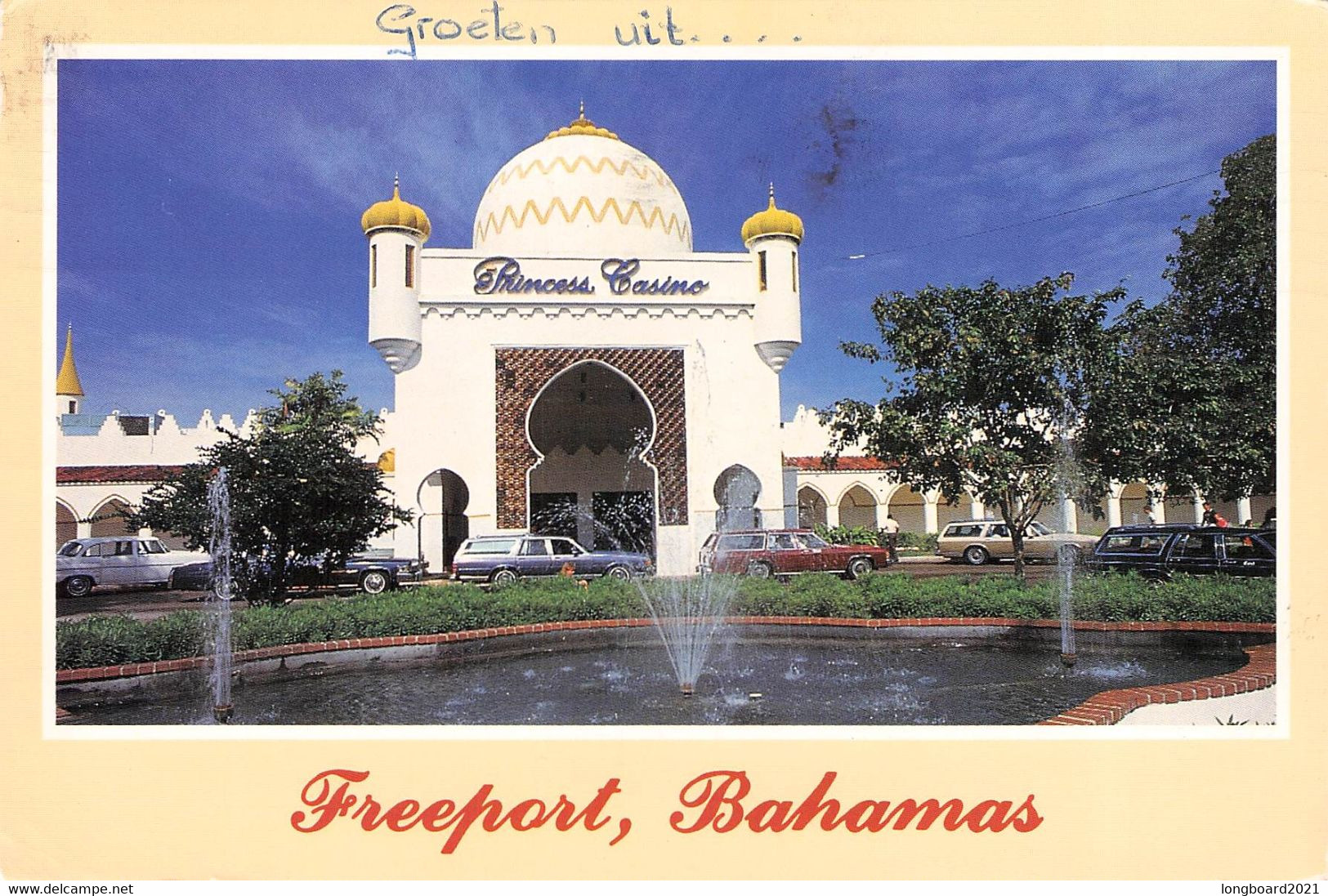 BAHAMAS - THE PRINCESS CASINO, FREEPORT 1988 / P38 - Bahamas