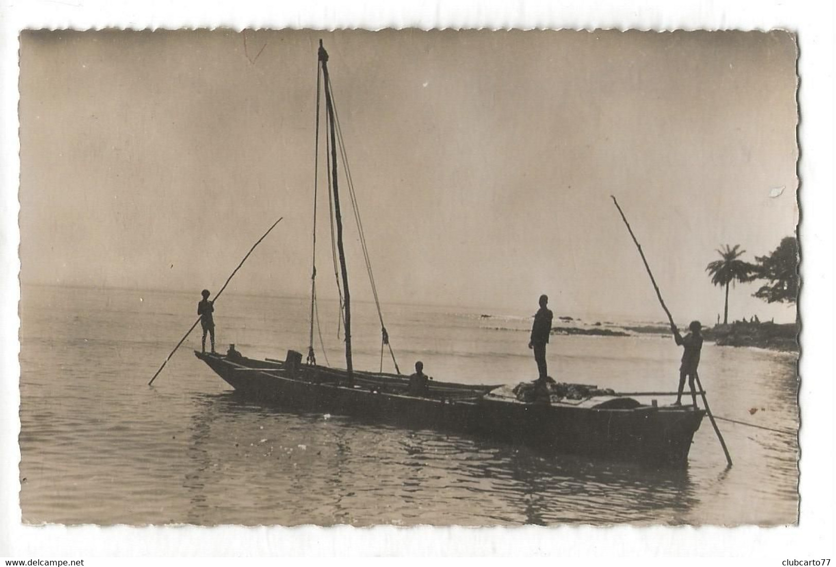 Conakry (Guinée) : Bateau De Pêcheurs En 1950 PF. - Guinée