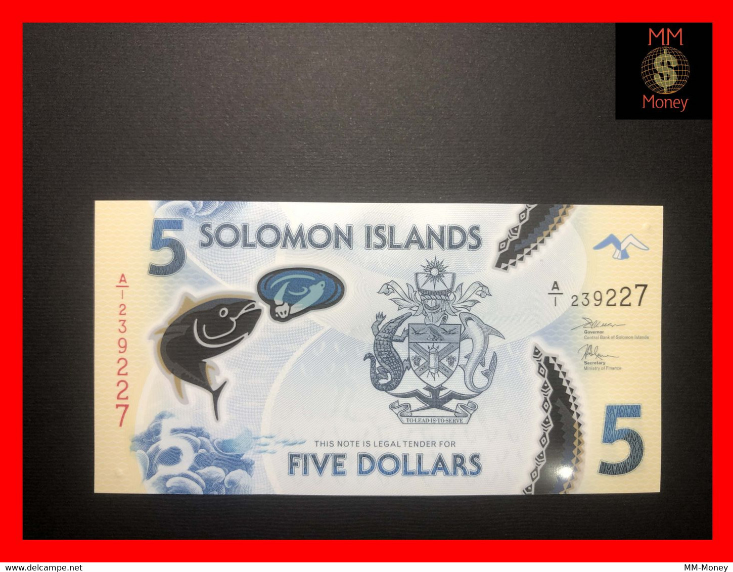 SOLOMON ISLANDS   5 $  2019  P. New   Polymer   UNC - Isla Salomon