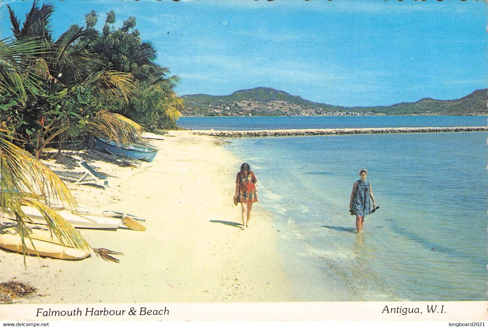 ANTIGUA - FALMOUTH HARBOUR & BEACH  / P46 - Antigua & Barbuda