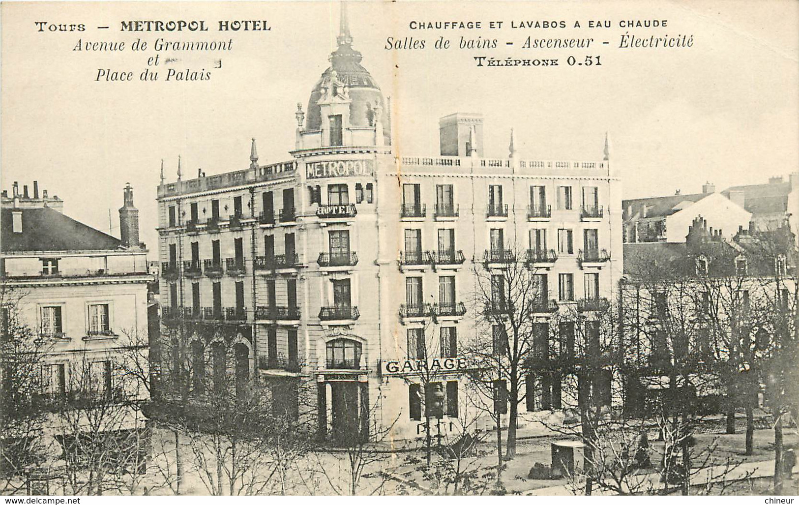 TOURS METROPOL HOTEL AVENUE DE GRAMMONT ET PLACE DE PARIS - Tours
