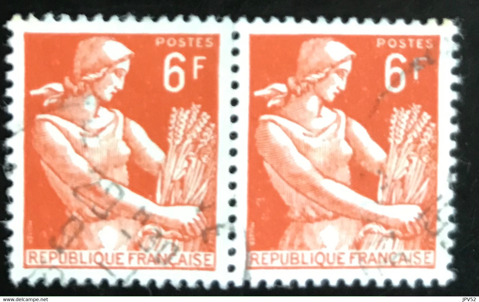 France - République Française - W1/10 - (°)used - 1957 - Michel 1148 - Maaister - Usati