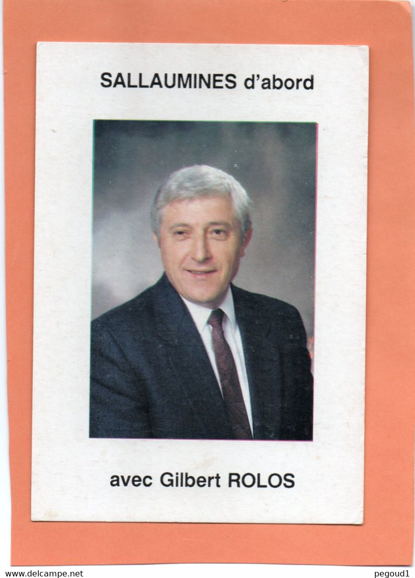 SALLAUMINES (P-de-C)  CAMPAGNE ELECTIONS MUNICIPALES. Achat Immédiat - Altri & Non Classificati