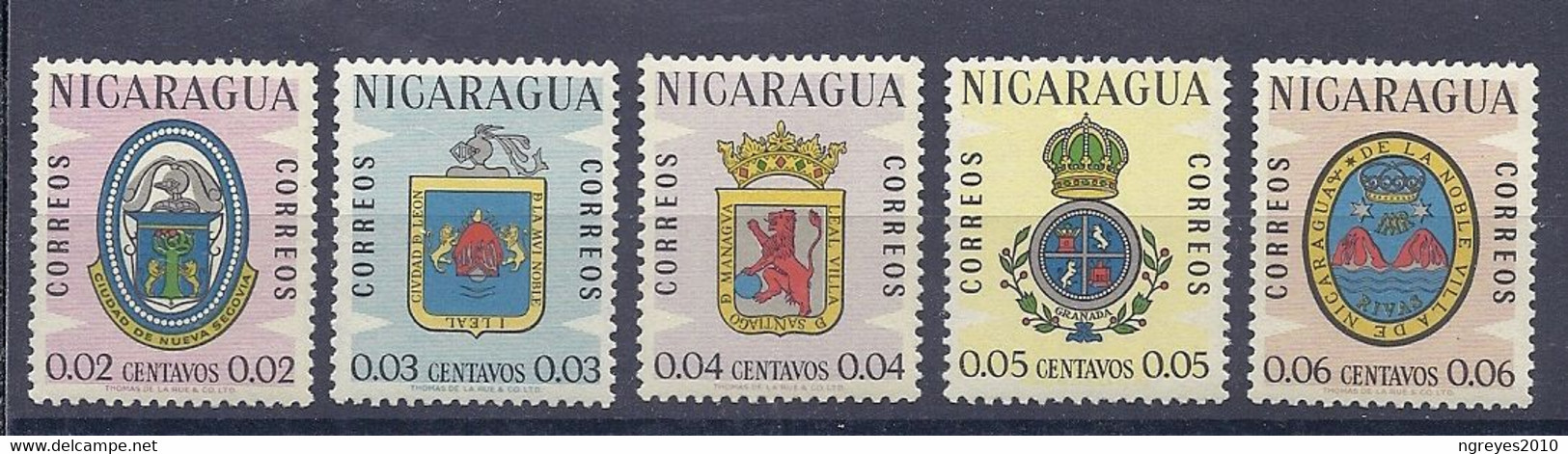 210040046  NICARAGUA.  YVERT   Nº   869/873  **/MNH - Nicaragua