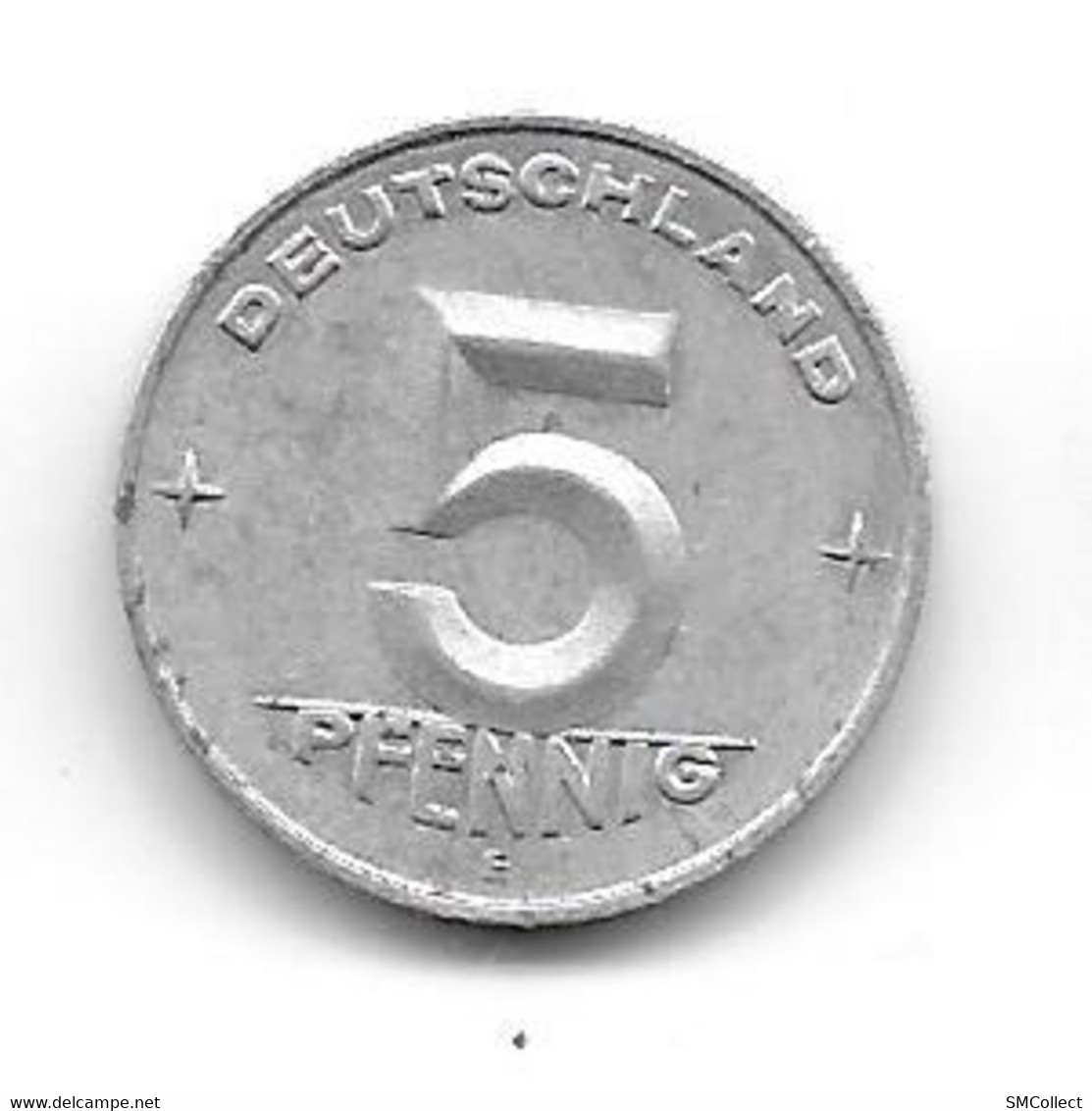 Allemagne De L'Est. 5 Pfennig 1952 E (737) - 5 Pfennig