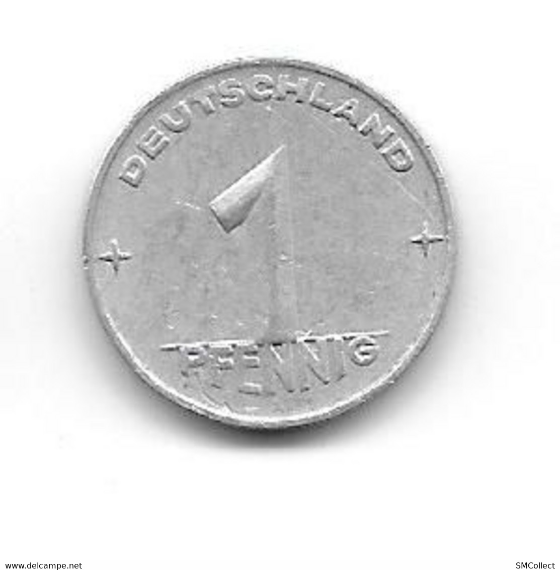 Allemagne De L'Est. Lot De 3 Monnaies : 1 Pfennig 1952 A / 1 Pfennig 1953 E / 5 Pfennig 1952 A (1021) - 5 Pfennig