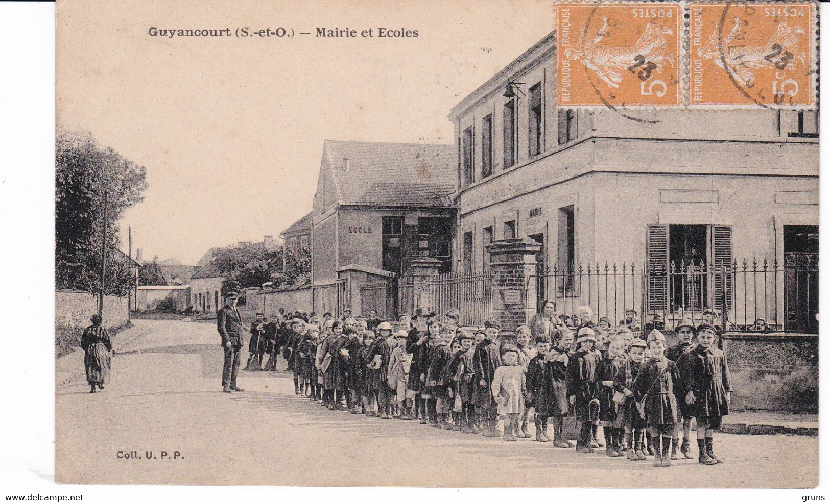 Guyancourt Mairie Et écoles, Très Rare, Top Carte - Guyancourt