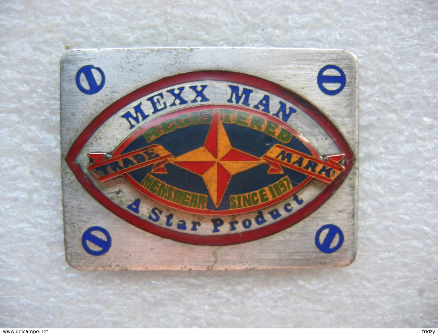 Pin's Eau De Toilette Pour Homme "MEXX MAN", A Star Product. Trade Mark - Parfums