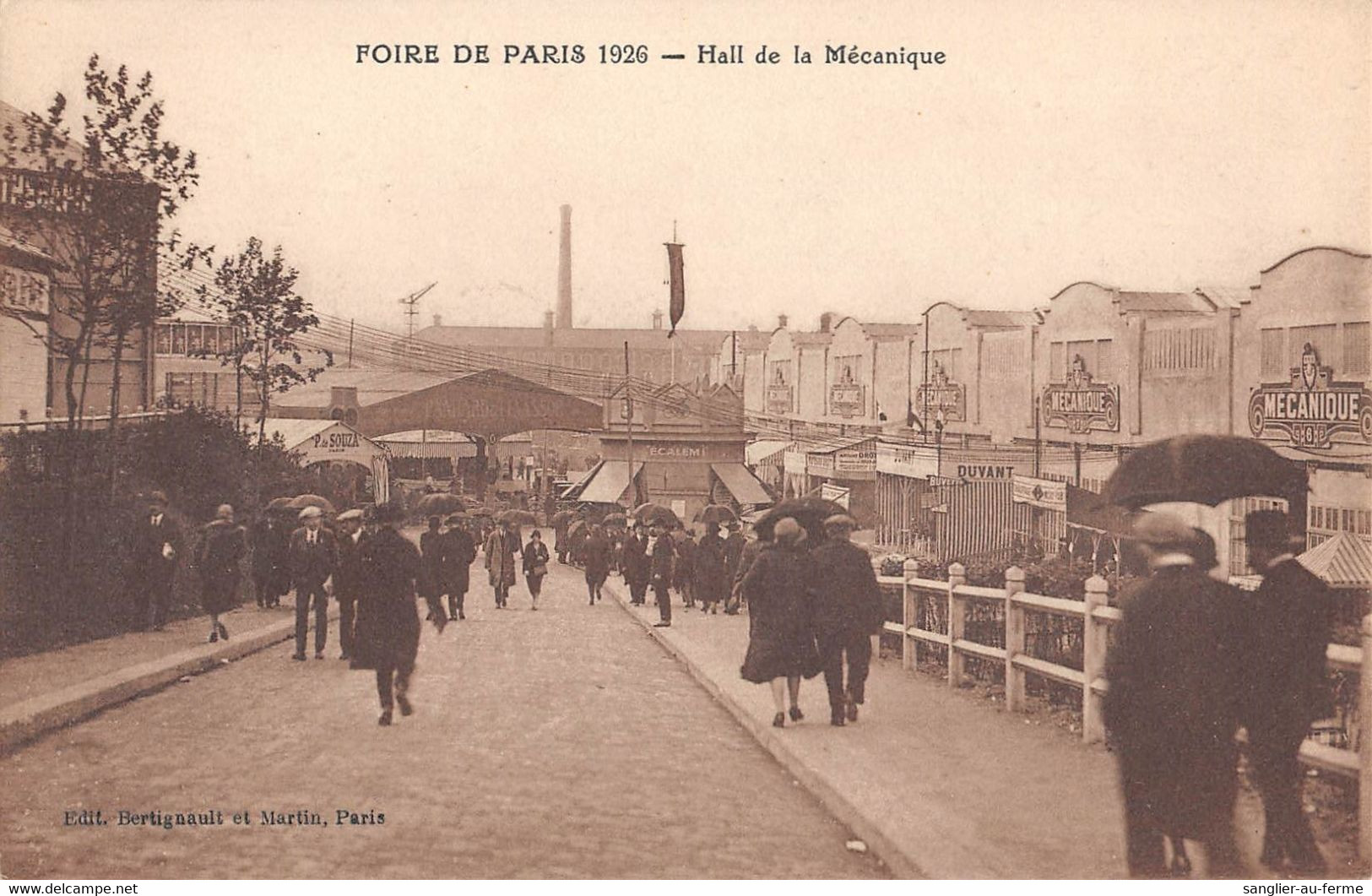 CPA 75 PARIS FOIRE DE PARIS 1926 HALL DE LA MECANIQUE - Ausstellungen