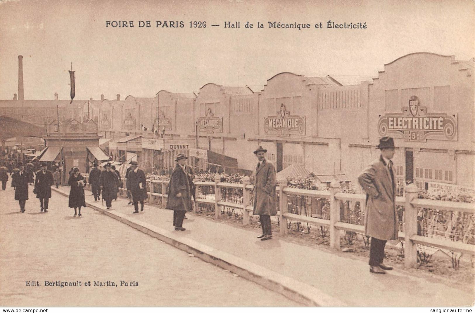 CPA 75 PARIS FOIRE DE PARIS 1926 HALL DE LA MECANIQUE ET DE L'ELECTRICITE - Tentoonstellingen
