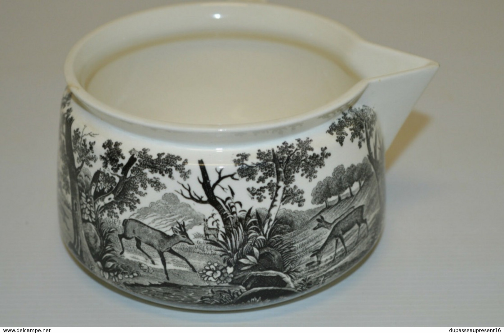 CASSEROLE CAQUELON CERAMIQUE VILLEROY & BOCH ARTEMIS CHASSE CHASSEUR CHIEN Collection Vitrine Déco - Other & Unclassified