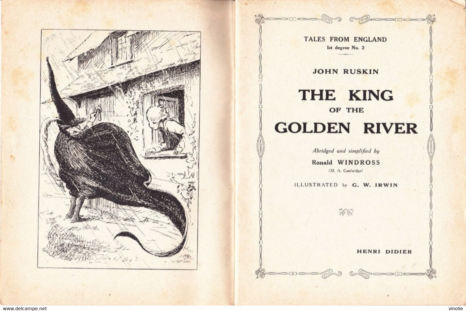 GF-21-272 : THE KING OF THE GOLDEN RIVER. TALES FROM ENGLAND - Fairy Tales & Fantasy