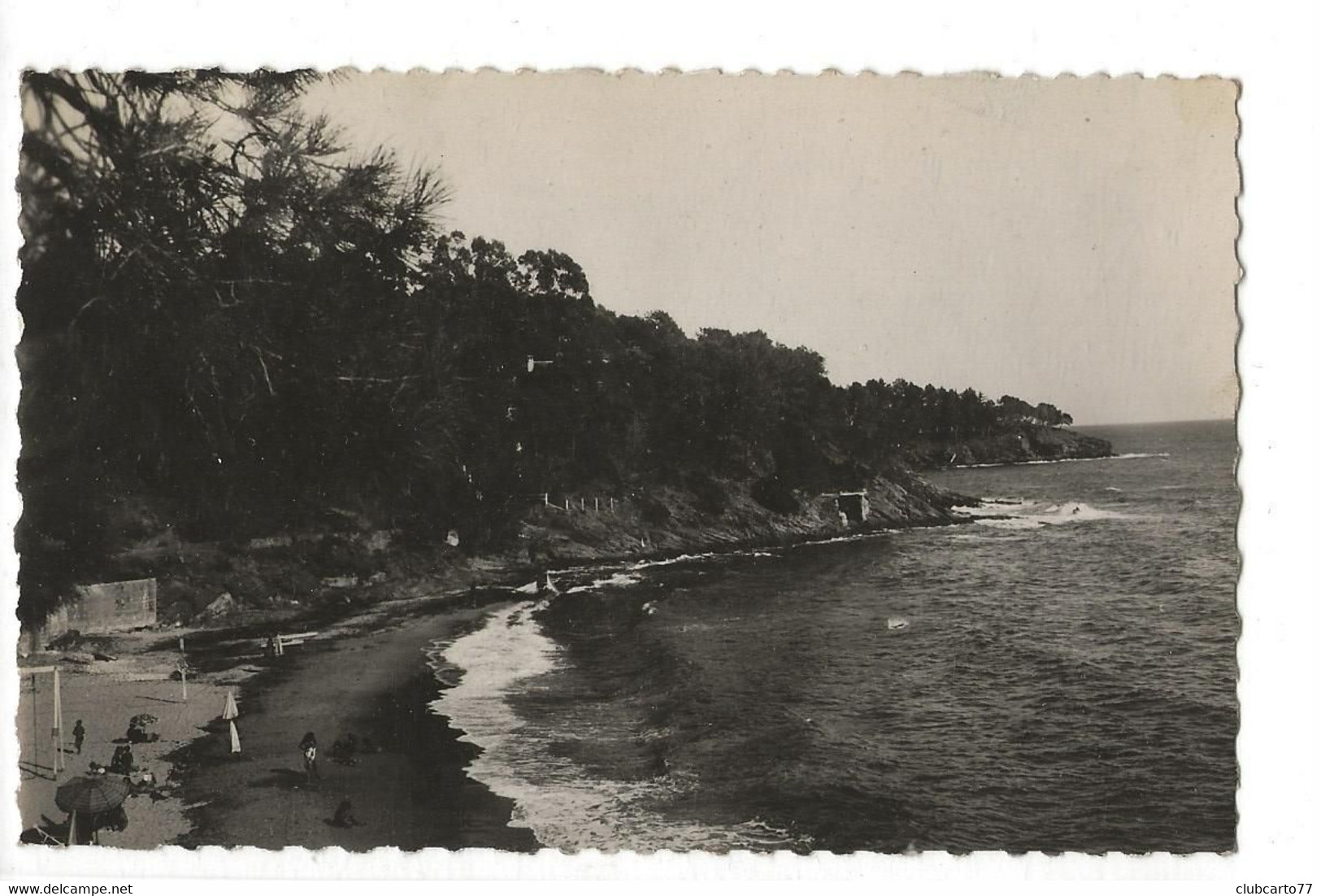 Rayol-Canadel-sur-Mer (83 : La Plage En 1953 (animé) PF. - Rayol-Canadel-sur-Mer