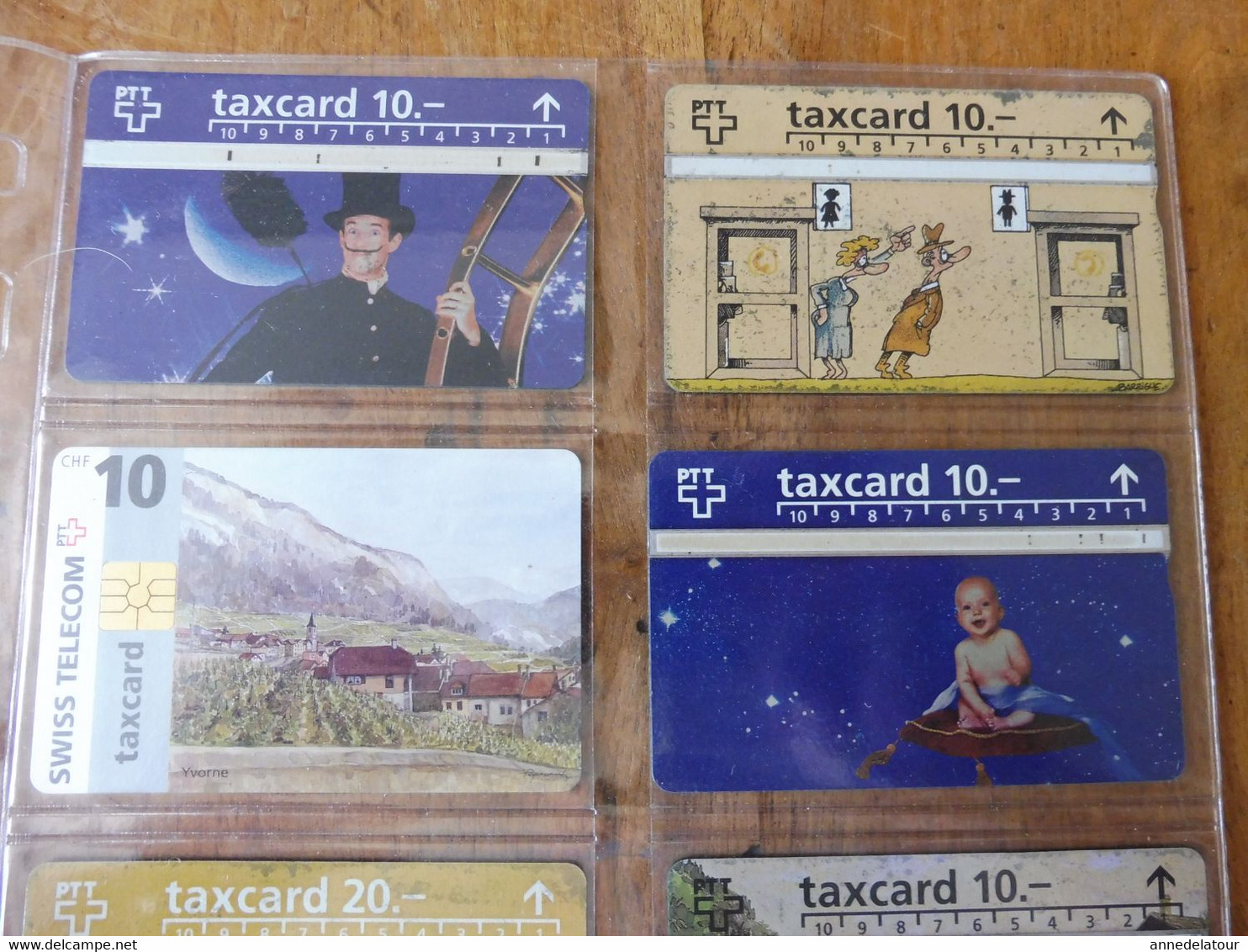 8 Télécartes ( TAXCARD ) Origine TELECOM SUISSE - Suisse