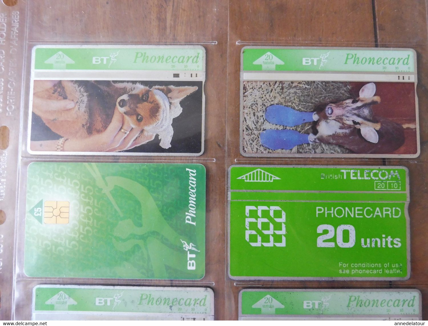 8 Phonecards (British Telecom) Origine Royaume-Uni  (United Kingdom) - Sammlungen