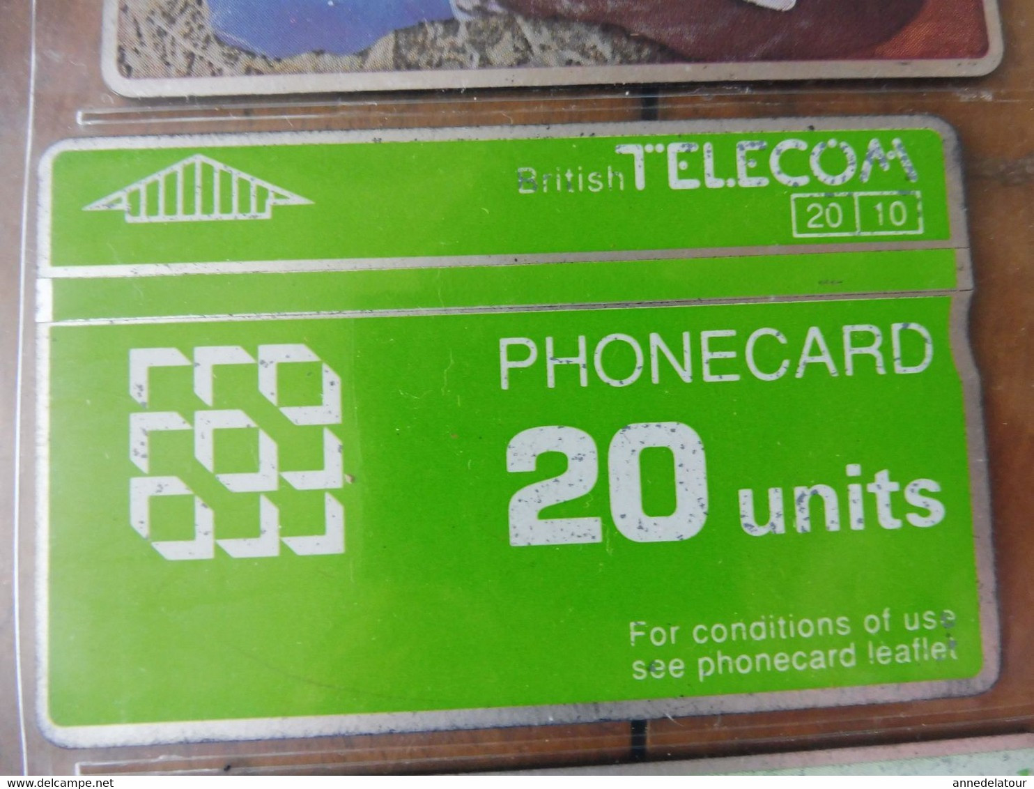 8 phonecards (British Telecom) origine Royaume-Uni  (United Kingdom)