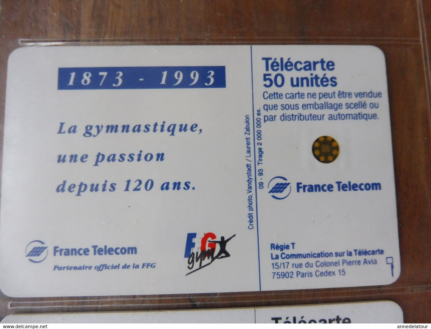 8 Télécartes  FRANCE TELECOM   publicité sportive