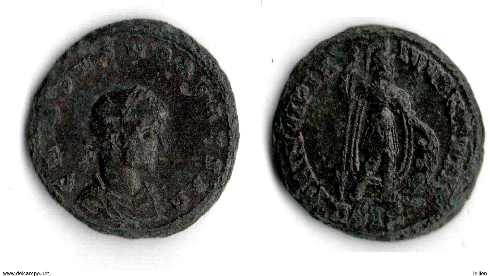 CRISPUS (317 326) SOLDAT AVEC LANCE ET BOUCLIER - El Imperio Christiano (307 / 363)