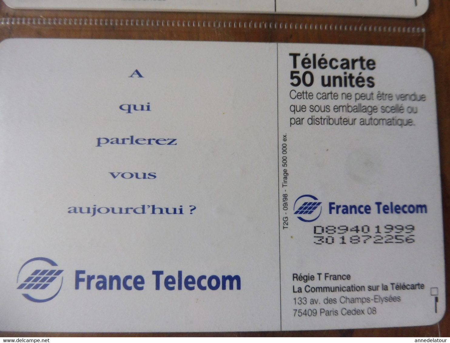 10 Télécartes  FRANCE TELECOM   publicités diverses et autres