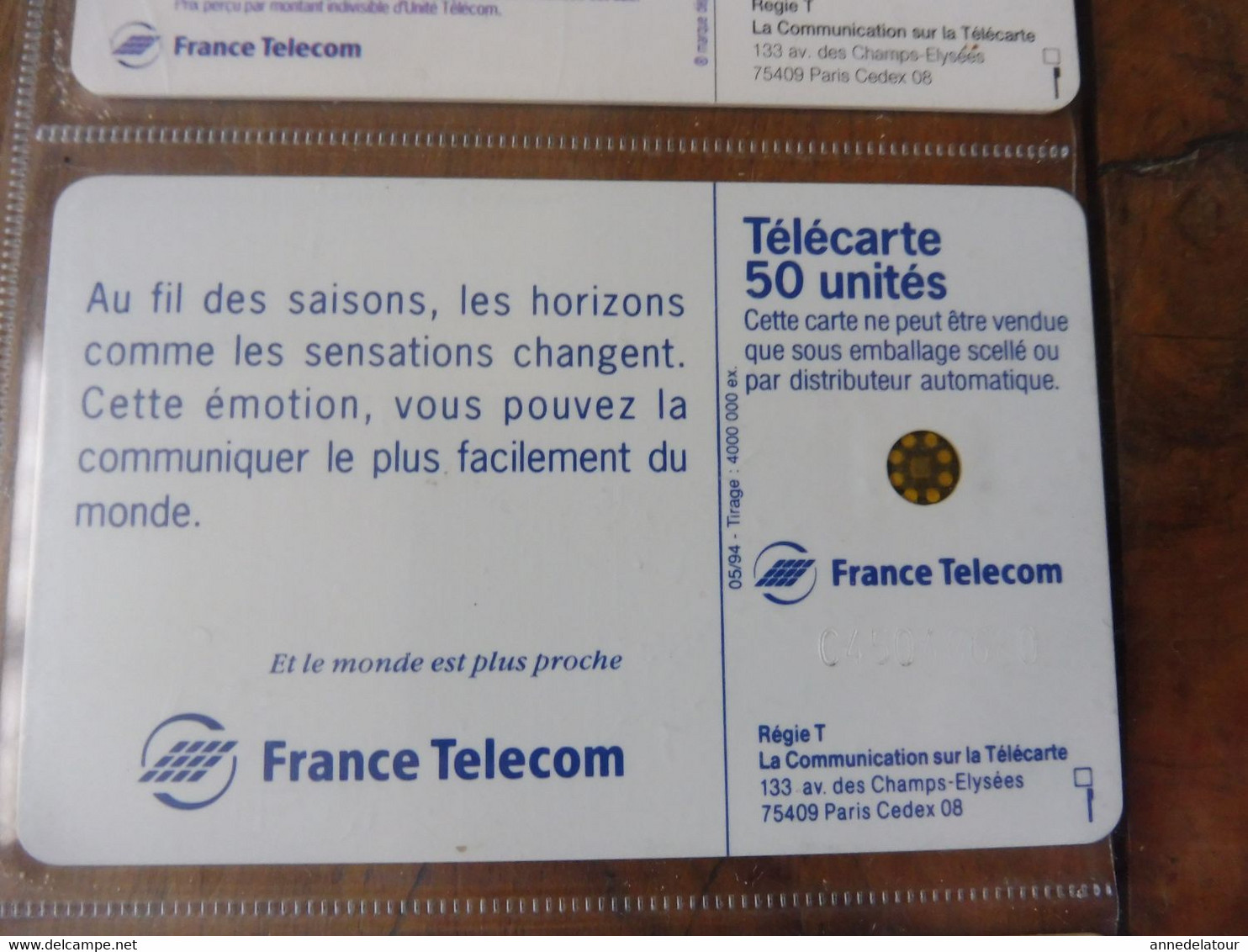 10 Télécartes  FRANCE TELECOM   publicités diverses et autres