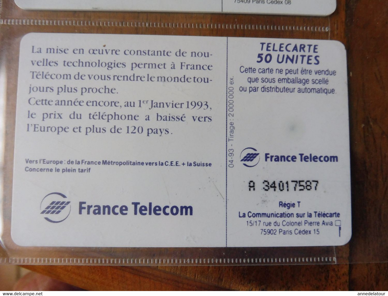 10 Télécartes  FRANCE TELECOM   publicités diverses et autres