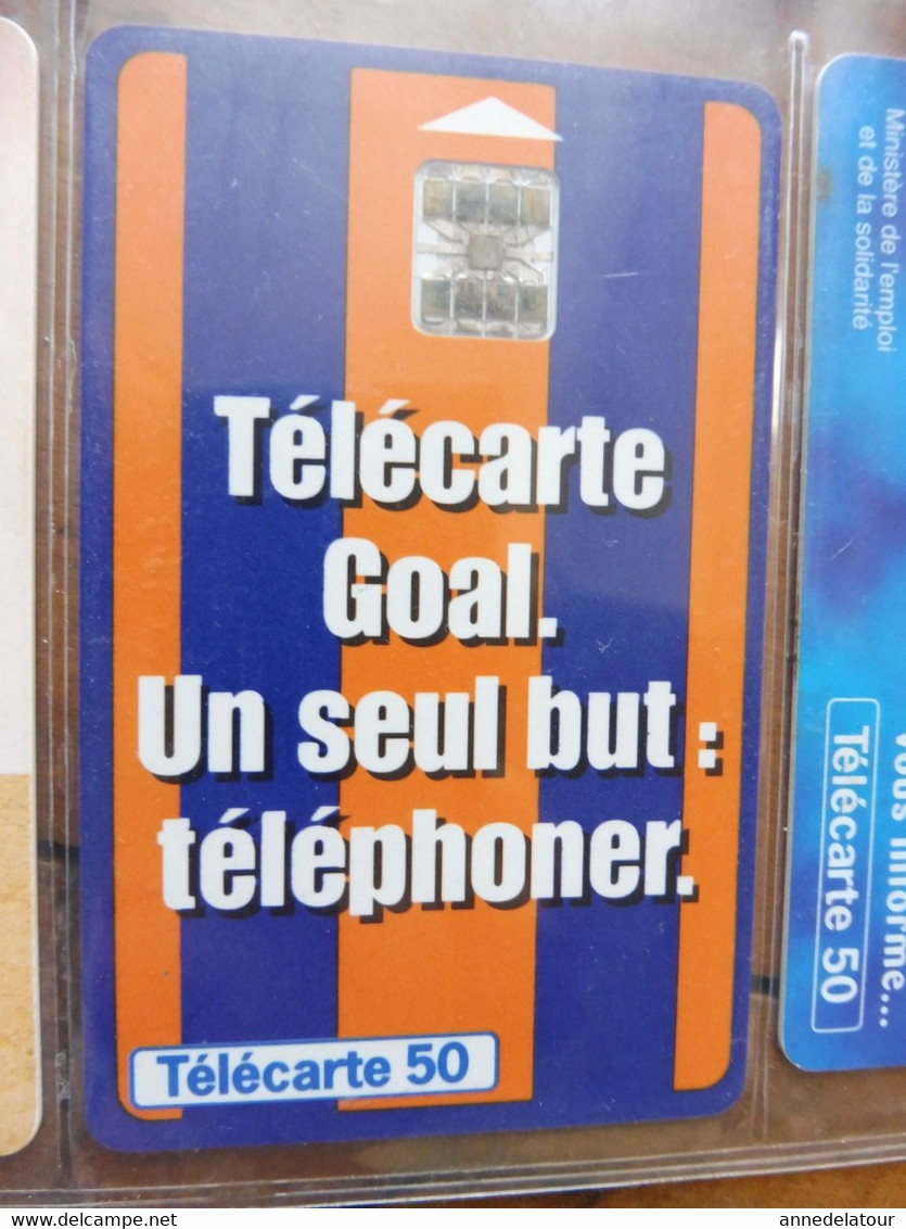 10 Télécartes  FRANCE TELECOM   publicités diverses et autres