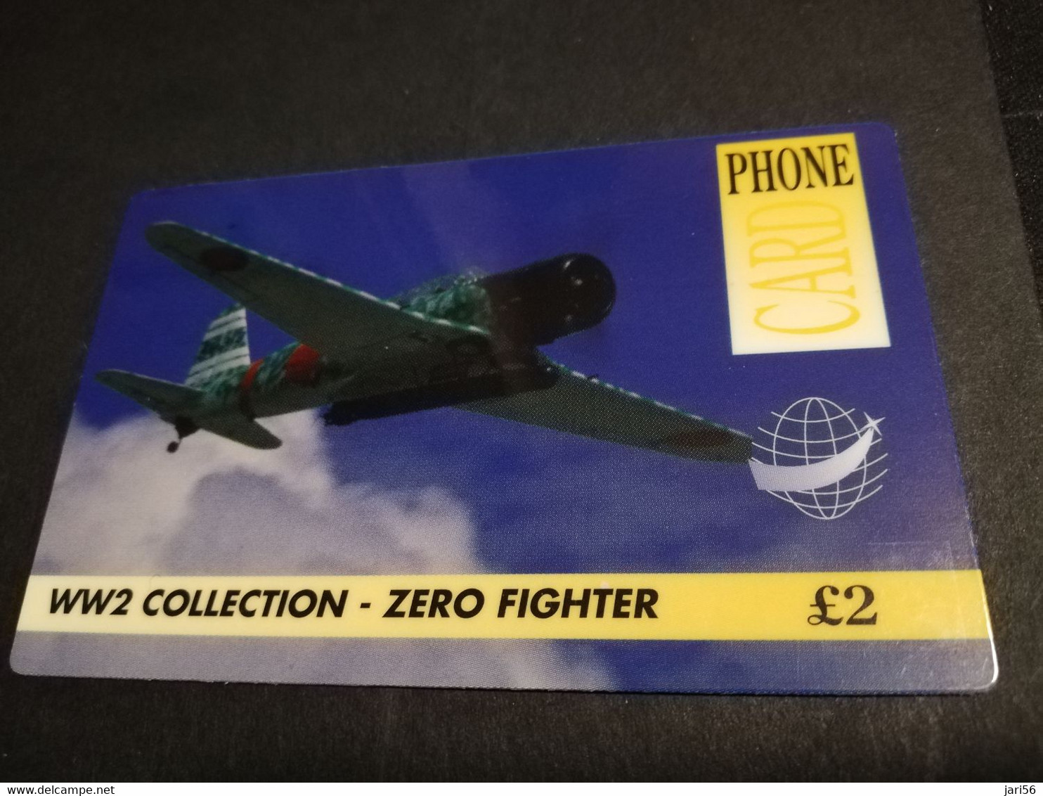 GREAT BRITAIN   2 POUND  AIR PLANES  ZERO FIGHTER   DIT PHONECARD    PREPAID CARD      **5919** - [10] Sammlungen