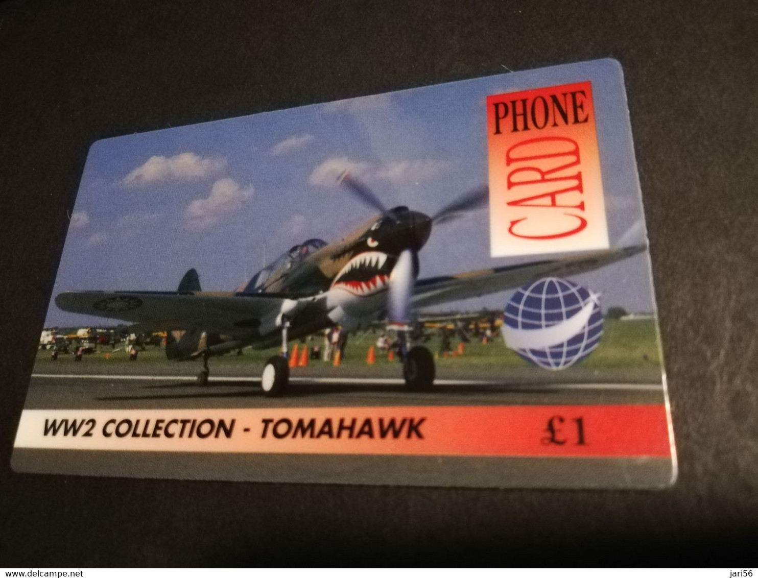 GREAT BRITAIN   1 POUND  AIR PLANES  TOMAHAWK   DIT PHONECARD    PREPAID CARD      **5922** - Verzamelingen